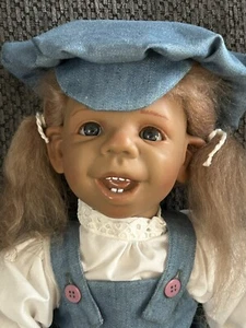 VTG 1993 Jeckle-Jansen 18" Maggi Artist Doll Original Box Spain Kunstlerpuppen - Picture 1 of 10