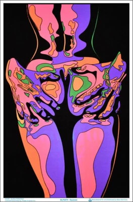 Squeeze by Audrey Herbertson Blacklight Poster - Flocked - 23" x 35" - Image 1 of 3