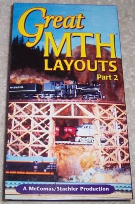 Great MTH Layouts Part 2 VHS Video model trains railroad - Image 1 of 2