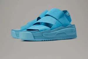 ADIDAS Y-3 YOHI YAMAMOTO RIVALRY Vapour Blue Sports SANDALS ID4455 Sz 11 - Picture 1 of 5