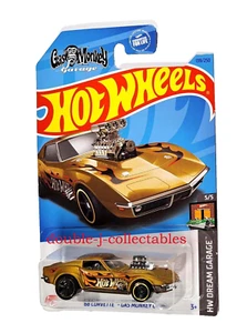 2023 Hot Wheels Dream Garage '68 Corvette Gas Monkey Garage Gold #139 - Picture 1 of 3