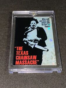 Texas Chainsaw Massacre Leatherface Mini Movie Poster Refractor Holograph Card