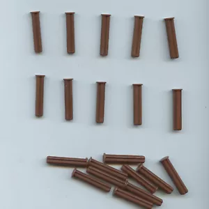 LEGO x 20 Reddish Brown Technic, Axle 3L with Stop 24316 - Picture 1 of 1