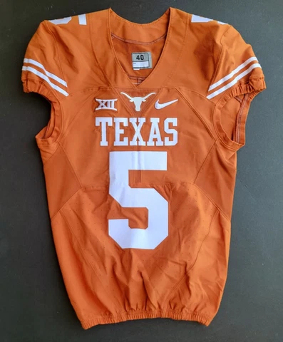 Nike Authentic Team Issued Texas Longhorns UT Football Jersey #5 Size S 40 Cover