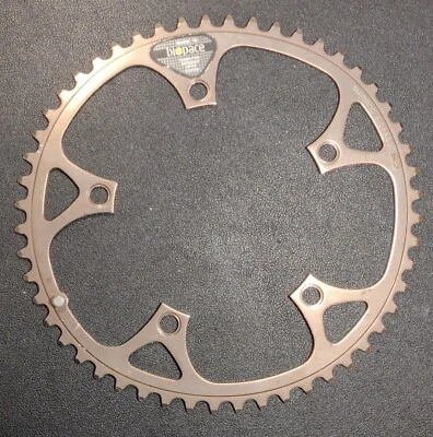 Plato Elíptico Shimano Biopace 52t 130mm BCD Ovalado Bronce Buen Estado Foto 1 de 4