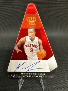 2012-13 Panini Crown Royale Choice Award Red #37 Kyle Lowry Auto /74