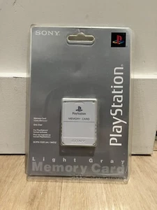 Sony PlayStation 1 Memory Card Light Gray Brand New Sealed SCPH-1020 - Bild 1 von 3