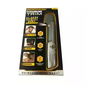 Micro Touch Titanium TRIM & MAX at Home Hair Cutting Body Shaver - Picture 1 of 2