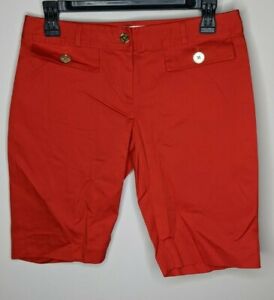 Michael Kors Bermuda Shorts, Red, Women's 2
