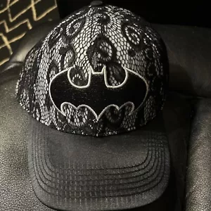 Batman Mütze Netz verstellbar schwarz weiß Neu mit Etikett neu - Bild 1 von 10