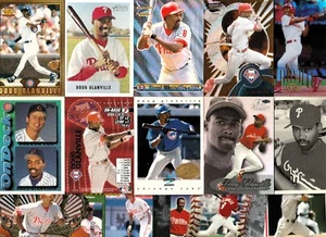 DOUG GLANVILLE lot 50 different w/ oddballs+ PHILADELPHIA PHILLIES CHICAGO CUBS - Picture 1 of 2