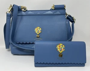 Disney Pixar Loungefly Up Adventure Is Out There Crossbody Purse Bag Wallet Set - Picture 1 of 11