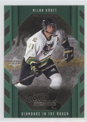 1999 Upper Deck Black Diamond Diamonds in the Rough Milan Kraft #102 Rookie RC - Image 1 of 2