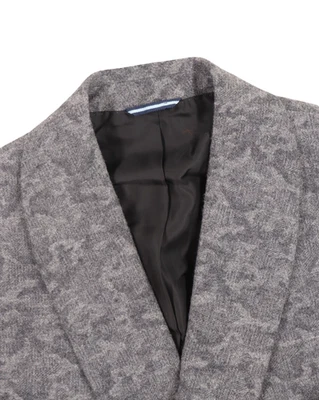 Chaqueta Blazer Abrigo Deportivo de Lana Hacking Puños de Trabajo Gris a Medida 38 R para Hombre Foto 1 de 4