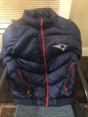 Abrigo Reebok On Field Invierno Plumón Vintage New England Patriots Foto 1 de 4