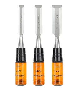 Juego de 3 cinceles para carpintería Jorgensen - Imagen 1 de 3