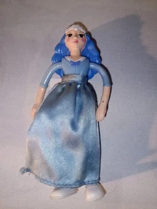 Vintage McDonalds 2002 Pinocchio blaue Fee biegsame Pose Spielzeug - Bild 1 von 3