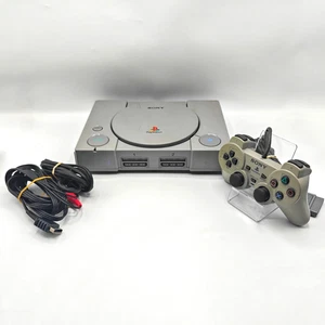 Console Sony PS1 PlayStation 1 Fat Grigia SCPH-7502 con Controller e Cavi - Imagen 1 de 12