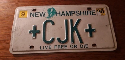 plaque immatriculation américaine New Hampshire american license plate Usa - Photo 1/4