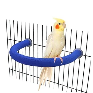 Bird Perches Bird Cage Sand Perch Stand for Budgies Parakeets U Shape - Picture 1 of 8