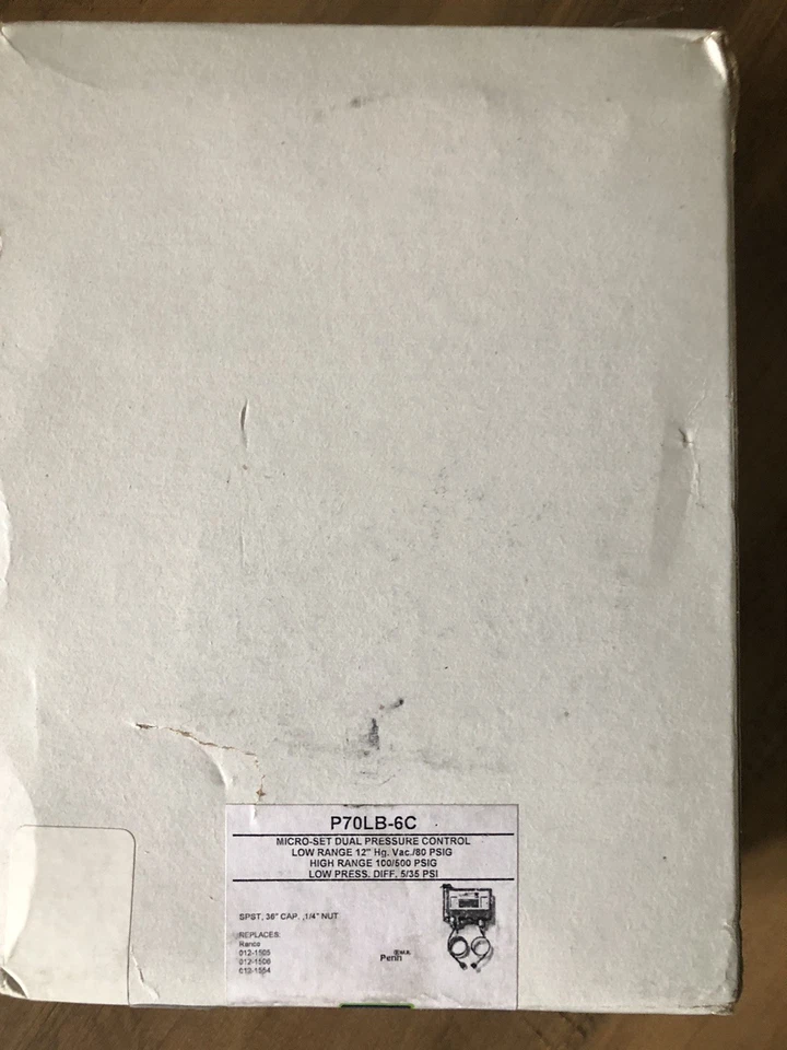 NEW Penn P170LB-6C Dual Pressure Control Micro-Set Johnson Controls - Image 1 of 1