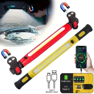 Luz de Trabajo Bajo Capota 2000LM Alto Brillo 5000mAh Lámpara LED Magnética Recargable - Imagen 1 de 14