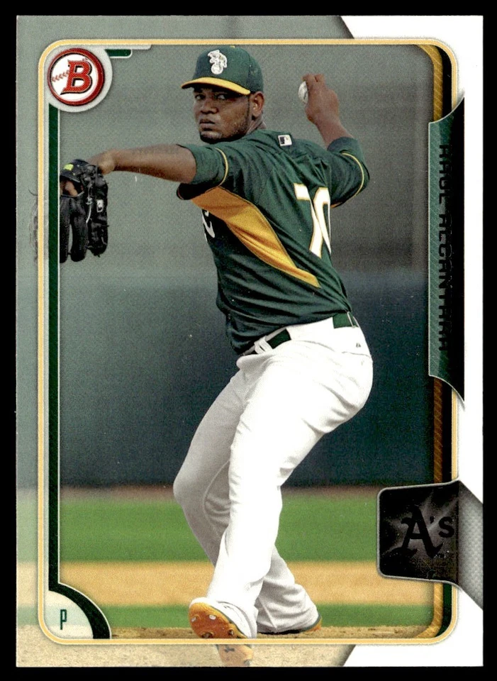 2015 Bowman Prospects Raul Alcantara Oakland Athletics #BP146 - Image 1 of 2