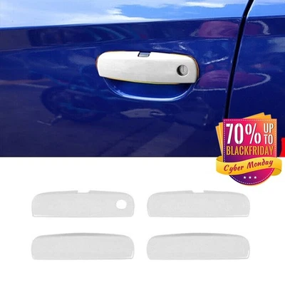 White Door Handle Cover Handles Trim Frame For Dodge Charger 2010-20 Accessories Foto 1 de 4