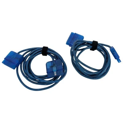 2 blue ps 2 one ps1 playstation game controller extension 6ft cable - Image 1 of 3