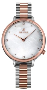 Westar Zing White Mother Of Pearl Dial Fashion Quartz Women's Watch 00135SPN611 - Picture 1 of 3