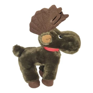 Host International Plush Reindeer Ribbon Bell Stuffed Animal Moose 13" - Picture 1 of 10