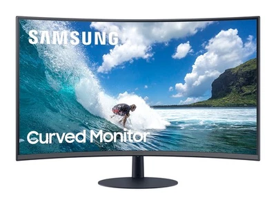 Samsung C32T550FDN Curved Monitor 31.5" (80 cm) 1920 x 1080 Pixel Full HD QLED - Bild 1 von 4
