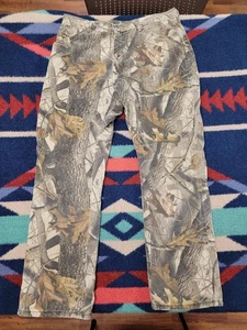 Wrangler Pro Gear Lined Pants Men’s 36x28 Camouflage Real Tree Hunting - Picture 1 of 8
