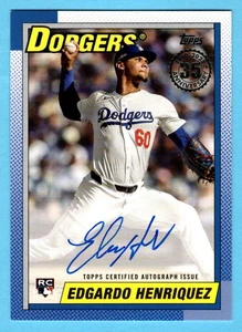 Edgardo Henriquez 2025 Topps Update 90' Topps Rookie Autograph Auto Dodgers #2 - Picture 1 of 2