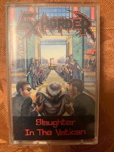 EXHORDER-Slaughter In The Vatican CASSETTE  Metal Thrash Deathcore VINTAGE EXC - Picture 1 of 3
