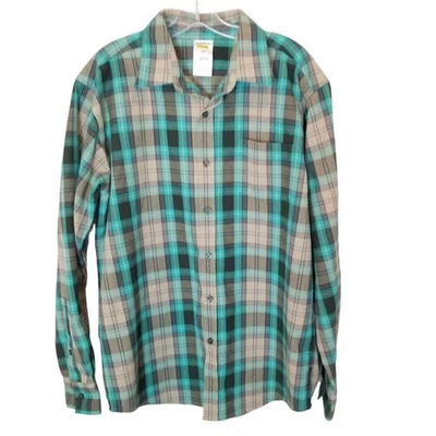 Camisa Burton DryRide Para Hombres Poli Franela a Cuadros Talla M Gorpcore Exterior Snowboard Esquí Foto 1 de 4