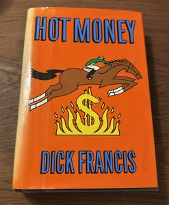 Vintage Hot Money Dick Francis 1988 Hardcover First American Edition Mystery - Picture 1 of 6
