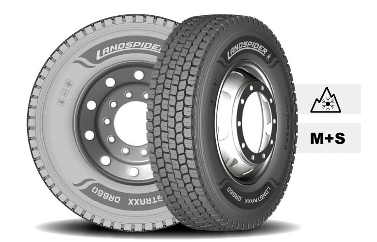 NEUREIFEN 295/60R22,5 LANDSPIDER LONGTRAXX DR660 150/147K mit 3PMSF - Bild 1 von 1