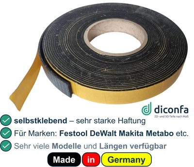 Splitterschutz TOP PLUS Gummi Führungsschiene von Festool Dewalt Makita etc - Bild 1 von 2