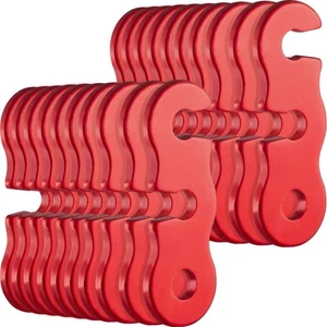 “Aluminum Guyline Tensioner Cord Adjuster for Tent Camping Hiking - Picture 1 of 5