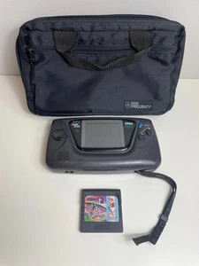 Console Sega Game Gear da riparare funziona ma foto difettosa con borsa e Sonic 2 - Foto 1 di 11
