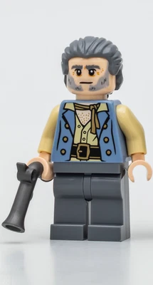 LEGO PIRATE des CARAIBES minifig Gibbs NEUF du set 10365 . - Photo 1/4