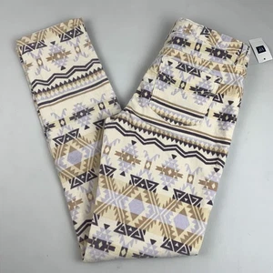 Gap Kinder Cord Slim Skinny Kord Mädchen Größe 14 Aztekenmuster Mehrfarbig Neu mit Etikett - Bild 1 von 6