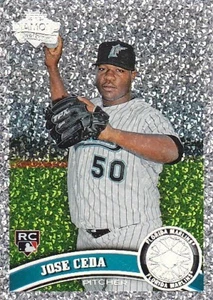2011 Topps Diamond Platinum Jose Ceda RC Florida Marlins 196 - Picture 1 of 1