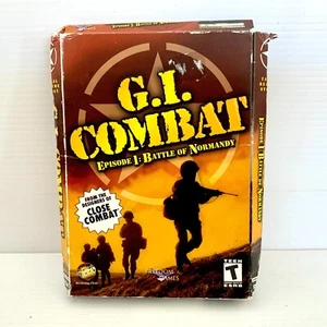 G.I. Combat: Episode 1 - Battle of Normandy + Box, Manual - PC - Free Postage - Picture 1 of 8