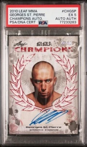 AUTOGRAFO FOGLIA MMA CHAMPIONS 2010 #CHGSP GEORGES ST-PIERRE CHAMPIONS (CSC049356) - Foto 1 di 2