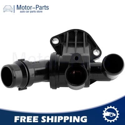 Thermostat W/ Housing Coolant Flange For 05-09 Audi A4 A4 Quattro 2.0T 143-0860 - Image 1 of 4