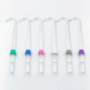 6 puntas de repuesto para Waterpik Water Flosser, puntas de gancho curvas, DT-100E - Imagen 1 de 5