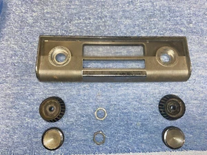 1963 Plymouth Fury Savoy Belvedere Push Button AM Radio Bezel knobs - Picture 1 of 9