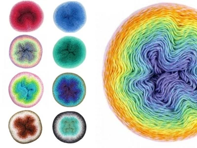 SCHEEPJES WHIRL melierte Farbverlaufswolle Bobbel LL 1000m (215g, Farbauswahl) - Bild 1 von 4